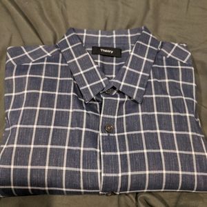Theory button down